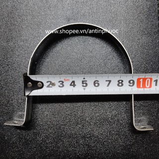 Cùm omega inox 90 mm  - kẹp ống nước inox phi 90 mm