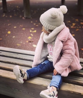 Set khăn mũ Zara xuất dư cho bé