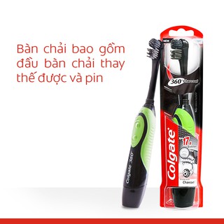 Bàn chải đánh răng Colgate than hoạt tính dùng pin