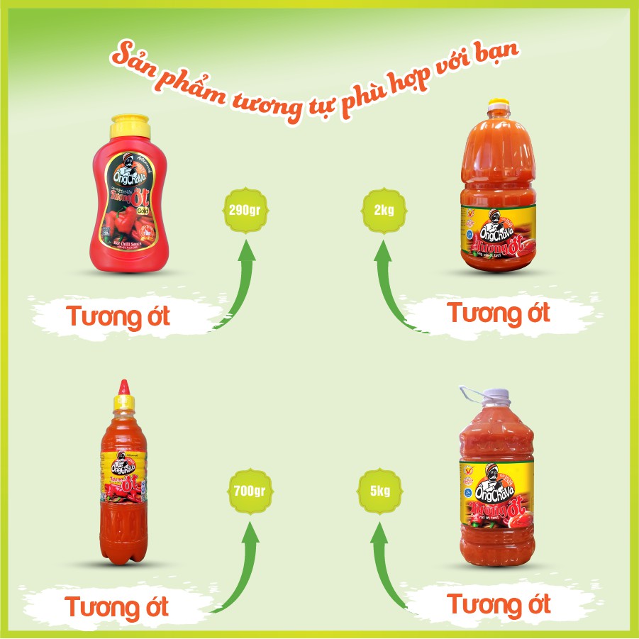 Tương ớt Ông Chà Và 2kg (Chilli sauce Ong Cha Va)