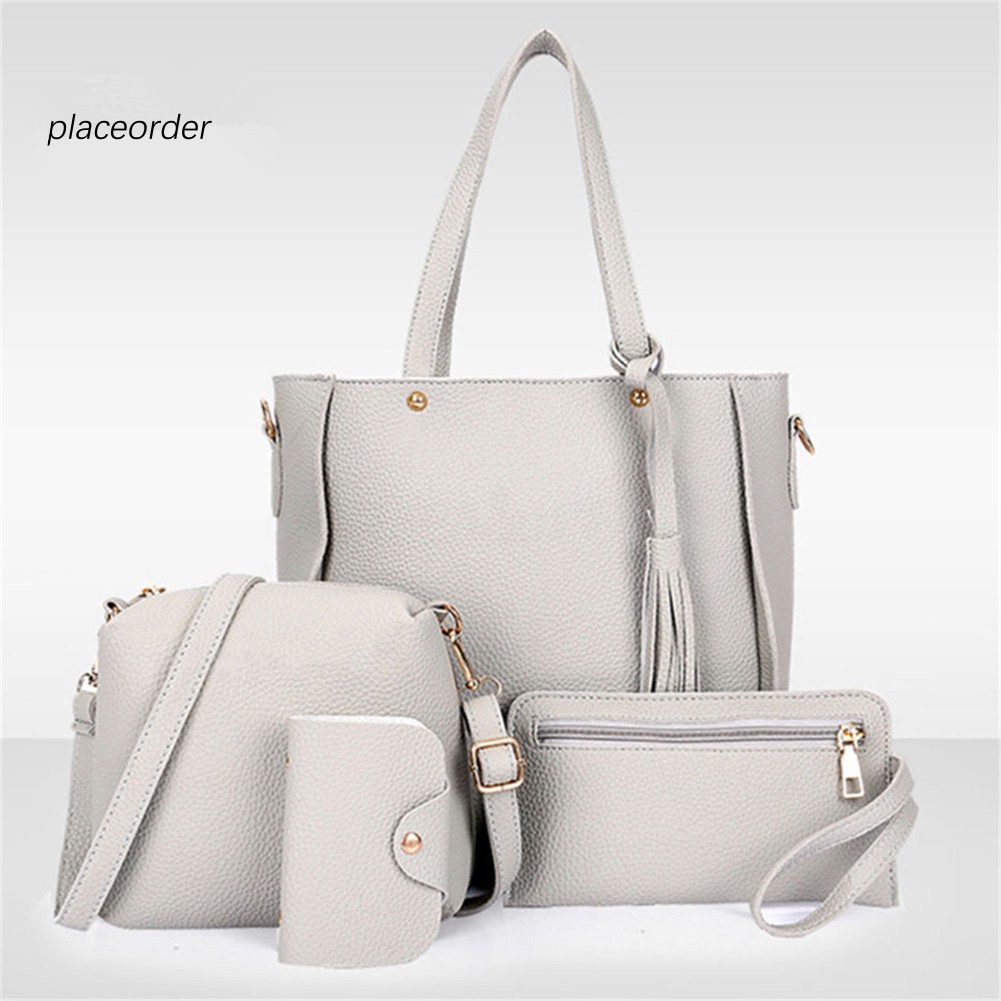 Set 4 Túi Xách Da Thời Trang Cho Nữ