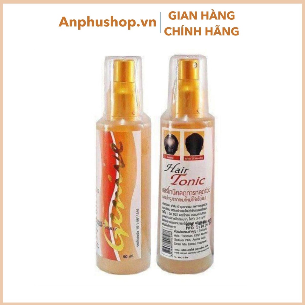 01 Chai xịt mọc tóc GENIVE Thái Lan 120ml, kiểm soát rụng tóc, thưa tóc, hói đầu - Sản phẩm chính hãng