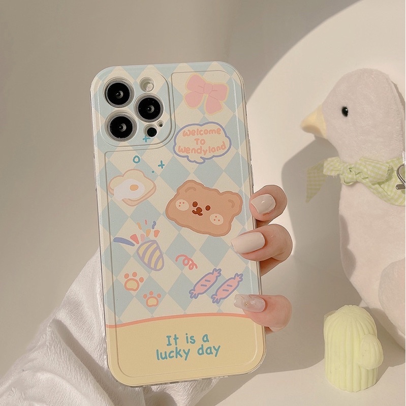 (SIÊU RẺ) Ốp lưng Iphone Gấu Cute 6/6plus/6s/6splus/7/7plus/8/8plus/x/xr/xs/11/12/13/pro/max/plus/promax