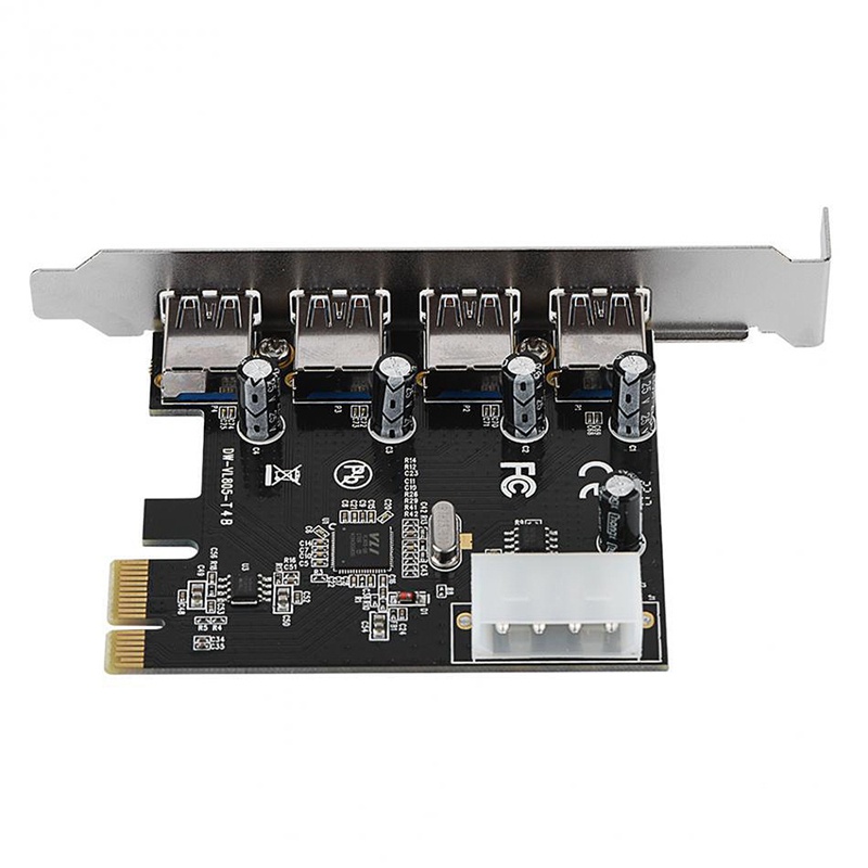 Card Đồ Họa Pci-E Chuyển Đổi Pci Express Sang 4x Usb 3.0 4pin Thẻ