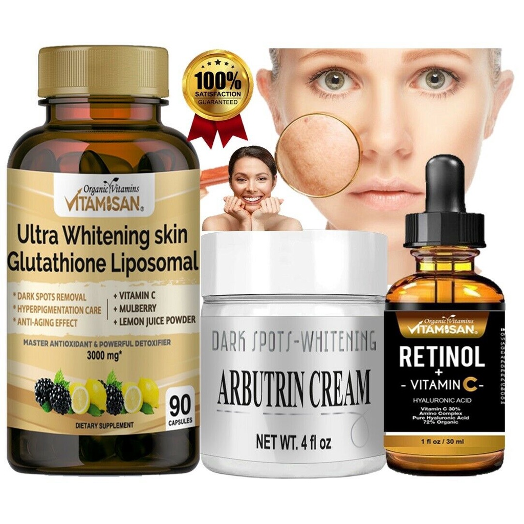 Glutathione 3000mg - 90 Viên - 20 Thành Phần Trắng Da - Chống Lão Hóa