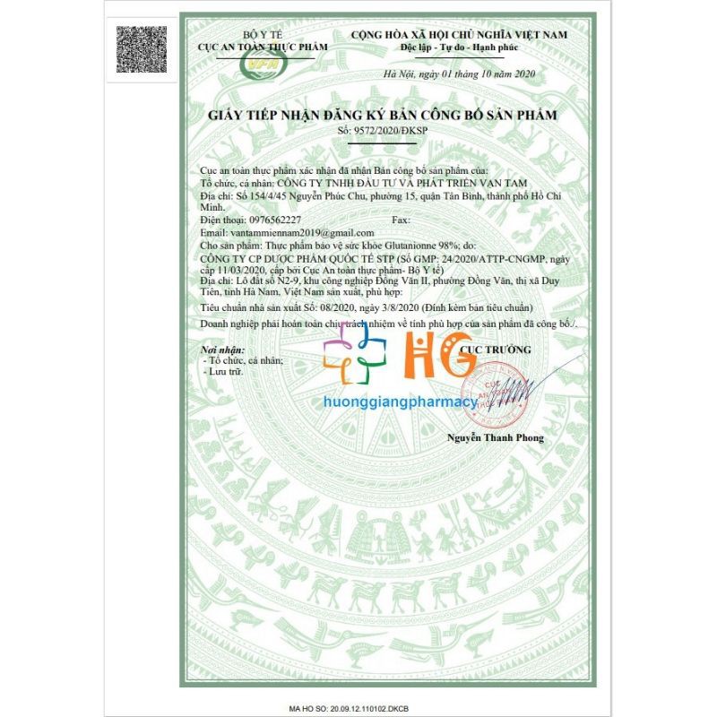 VIÊN UỐNG TRẮNG DA .GLUTATHIONE 98% ( TẶNG KÈM KHẨU TRANG KHI MUA) | Thế Giới Skin Care