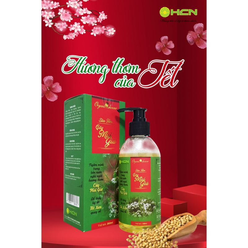 Sữa tắm mùi già HCN 350ml, sữa tắm sạch thơm dịu nhẹ