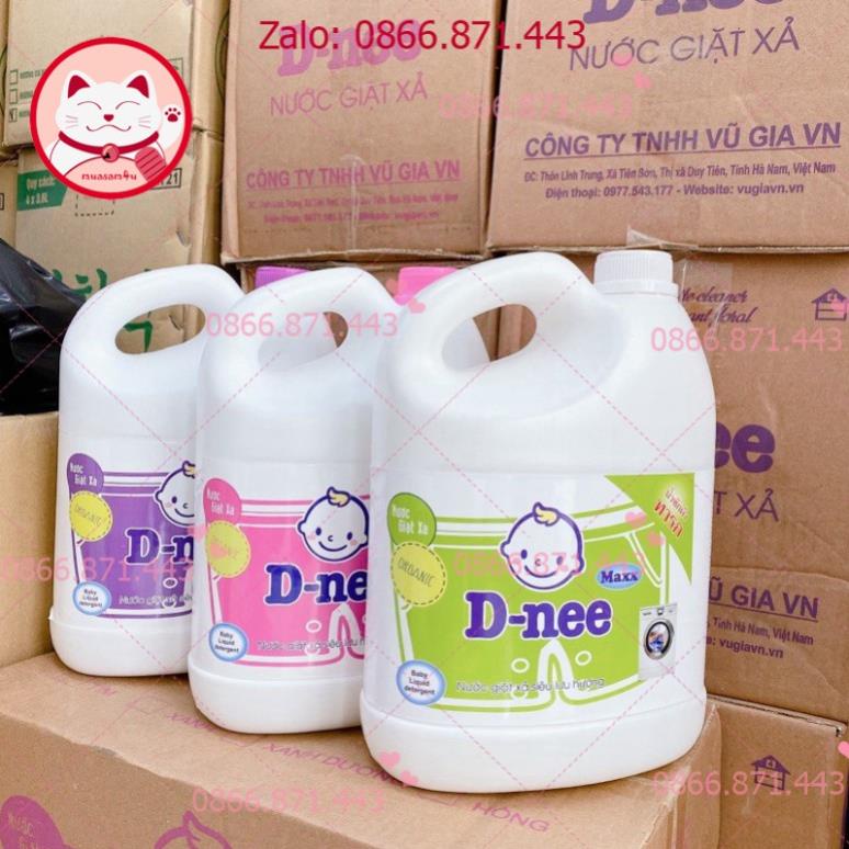 ⚡𝐅𝐑𝐄𝐄𝐒𝐇𝐈𝐏⚡ Nước giặt D-nee 4 màu 1 thùng 4 can.