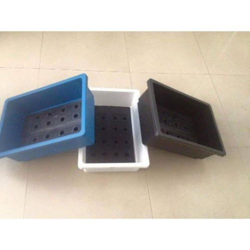 Combo 2 chậu chữ nhật to trồng rau KT 48x34x16