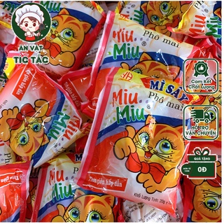Mì tôm trẻ em miu miu phô mai gói 20g dùng thử