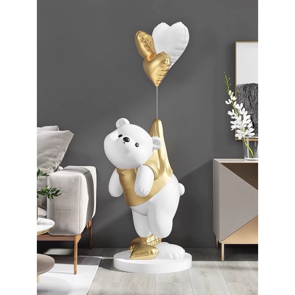 Tượng gấu bóng bay trang trí