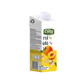 Lốc 4h- Trà đào xả Cozy 225ml