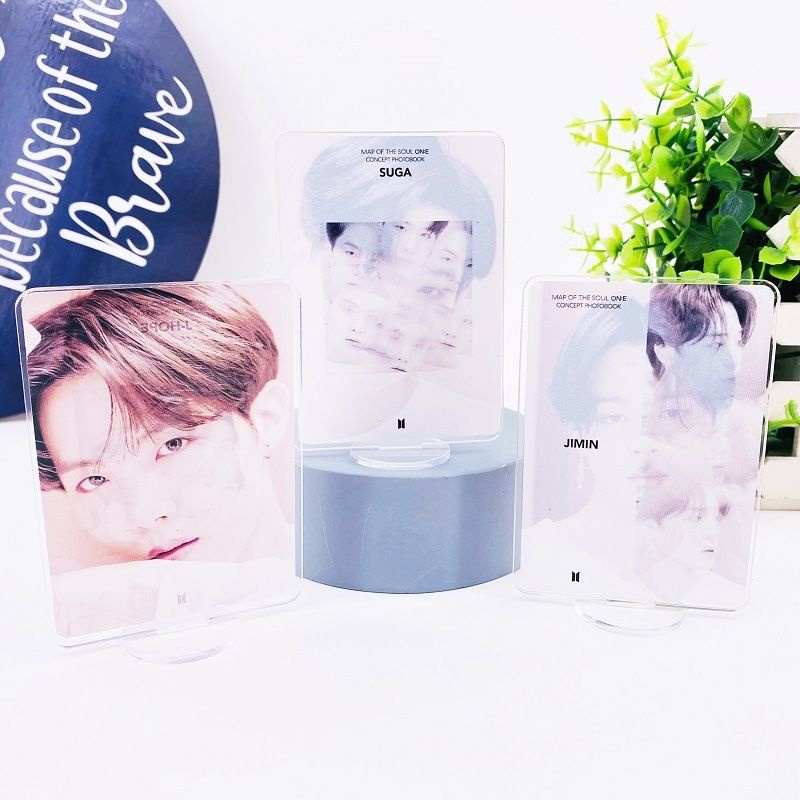 Sẵn - Standee để bàn in 2 mặt BTS Map of the soul concept photo