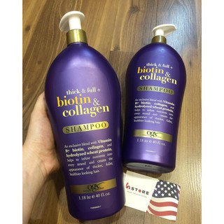 Cặp GỘI XẢ BIOTIN & COLLAGEN 750ML