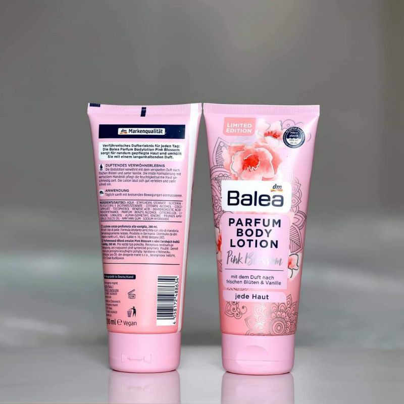 Sữa Dưỡng Thể Balea Body Lotion Parfum Pink Blossom Đức