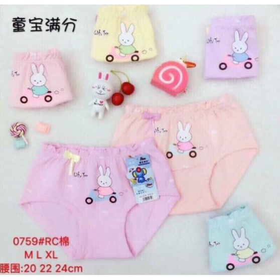 [SET 5] Quần chip bé gái cotton ​kháng khuẩn FSHOPP5 Quần lót trẻ em bé gái cao cấp (Mẫu ngẫu nhiên)