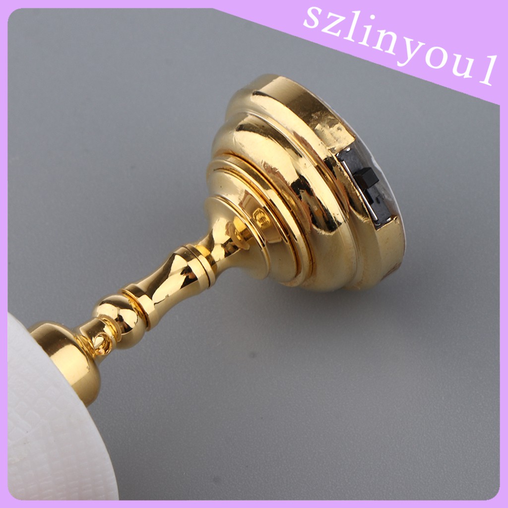 Bộ 2 Đèn Bàn Tỉ Lệ 1: 12 Cho Nhà Búp Bê