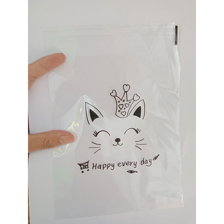 Túi Dán Nilon Đựng Bánh Mì Ngọt In Hình trong suốt