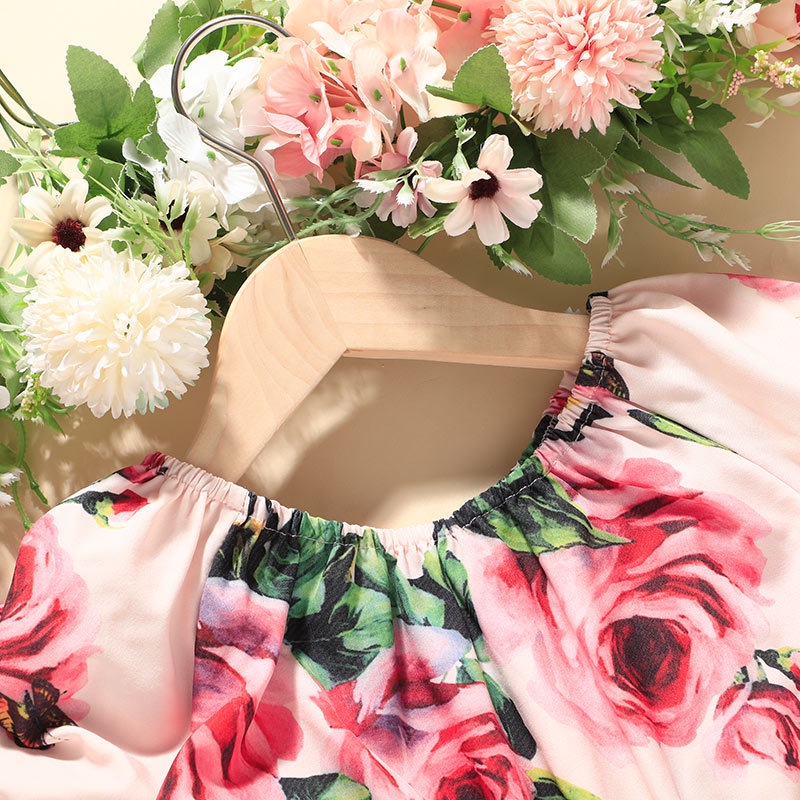 Combo bộ đồ bé gái 1-5 tuổi tay áo croptop quần đùi set mùa hè thời trang cho bé trẻ em