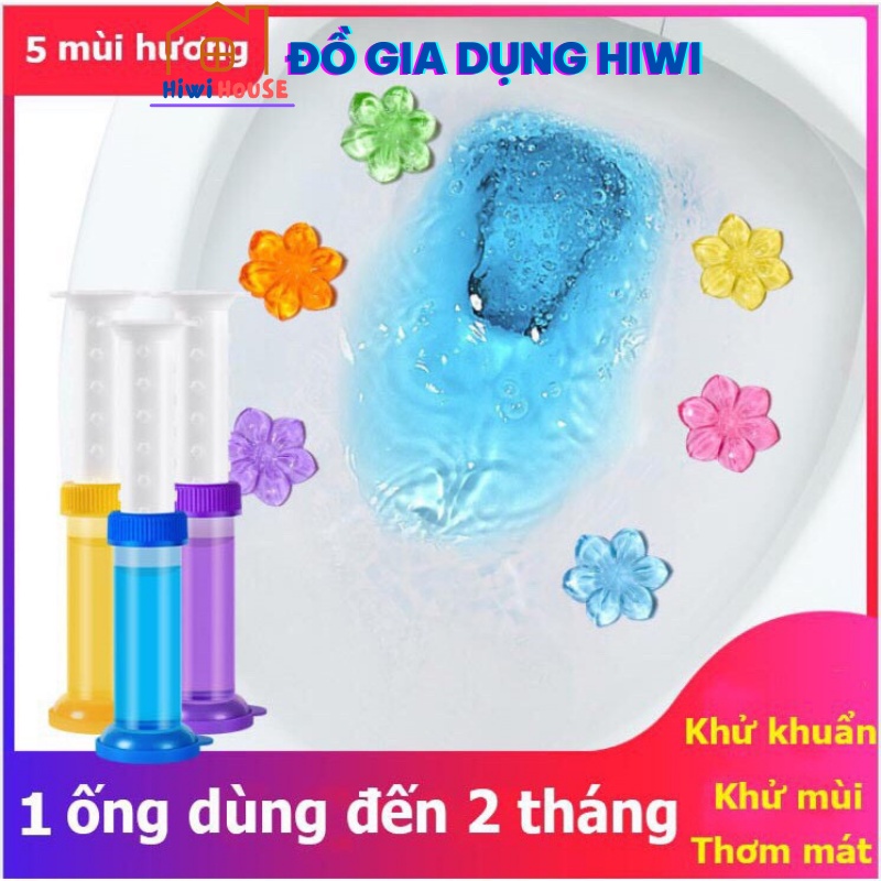 Gel Thơm Khử Mùi Bồn Gell hình bông hoa Diệt khuẩn Khử Trùng