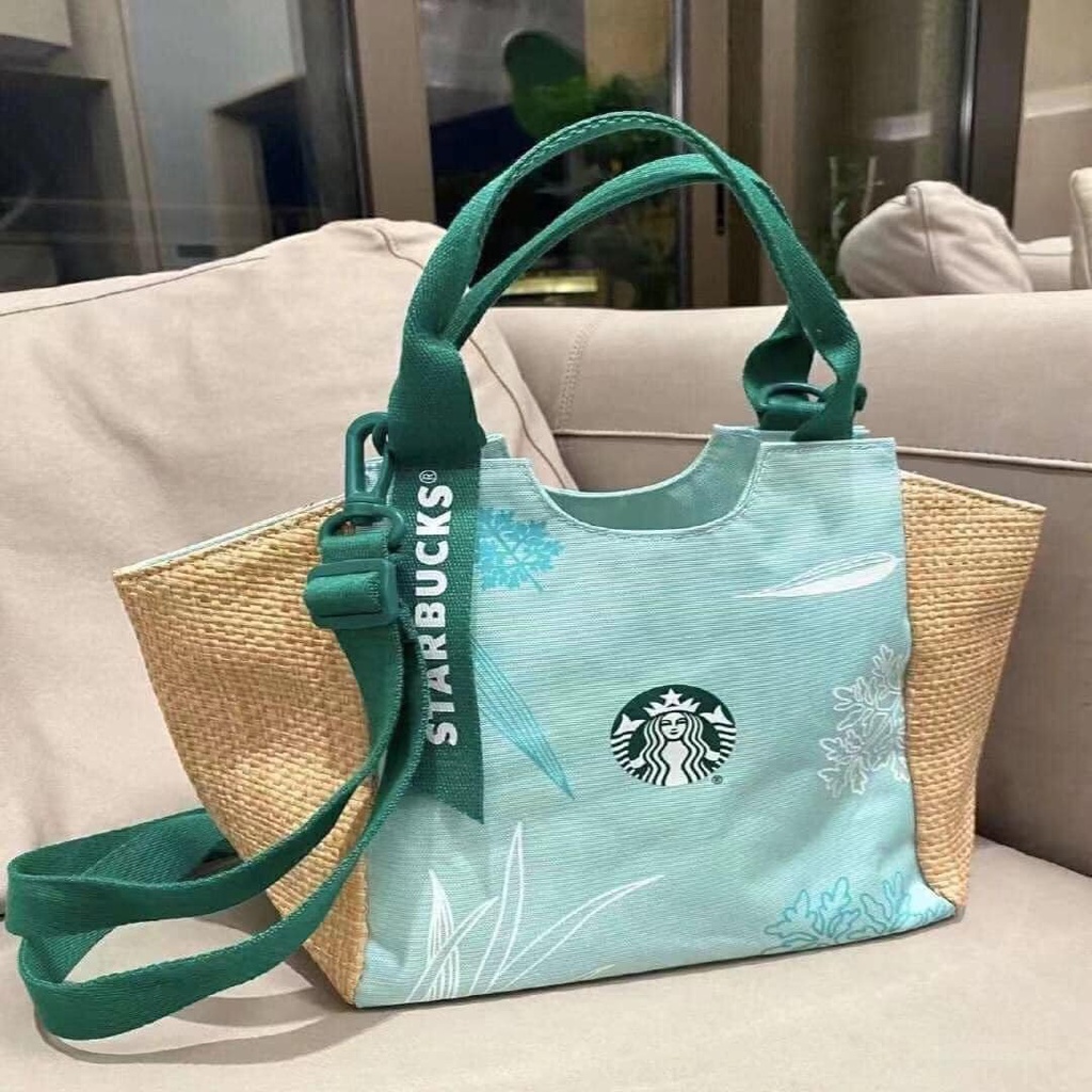 Túi Starbuck quai xanh kỉ niệm