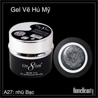 Hủ gel vẽ nhũ bạc cre8tion