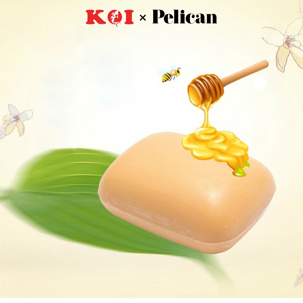 Xà phòng tắm chiết xuất từ mật ong Pelican Honey Soap 80g