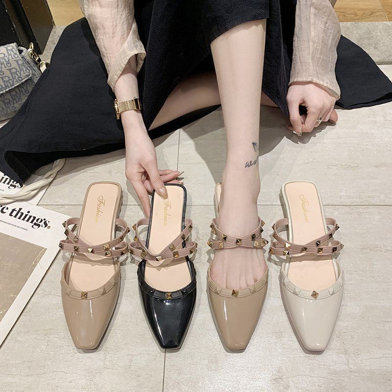 Dép Mũi Nhọn Đính Đá Dành Cho Nữ Phong Cách Trẻ Trung Năng Động | BigBuy360 - bigbuy360.vn