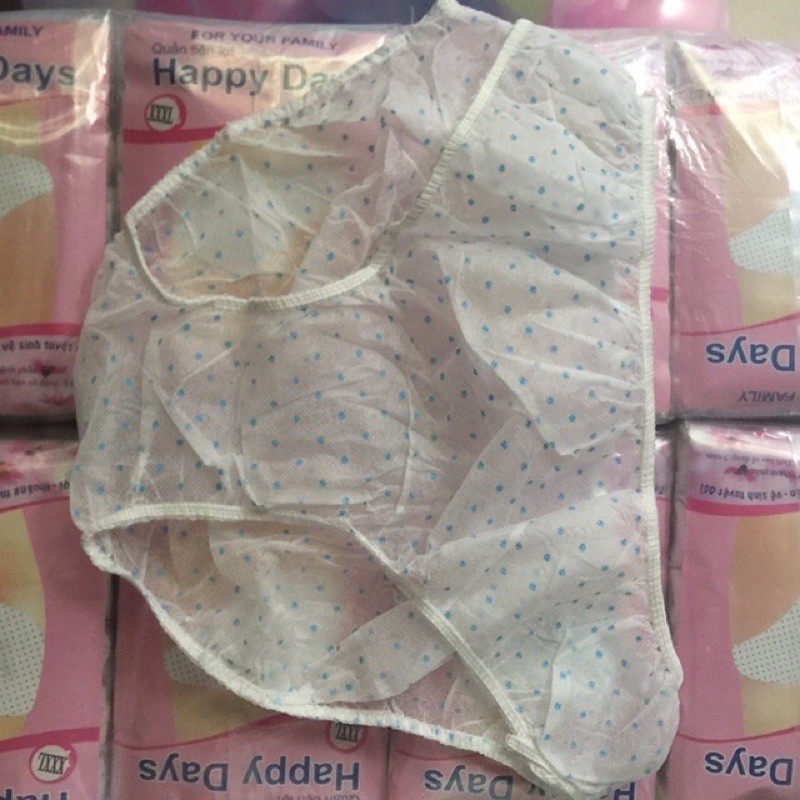 Quần lót giấy tiện lợi