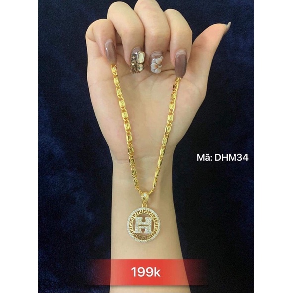 dây chuyền mạ vàng