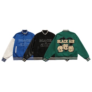 Áo khoác Bomber Made Extreme Punkstar Patchwork II Varsity