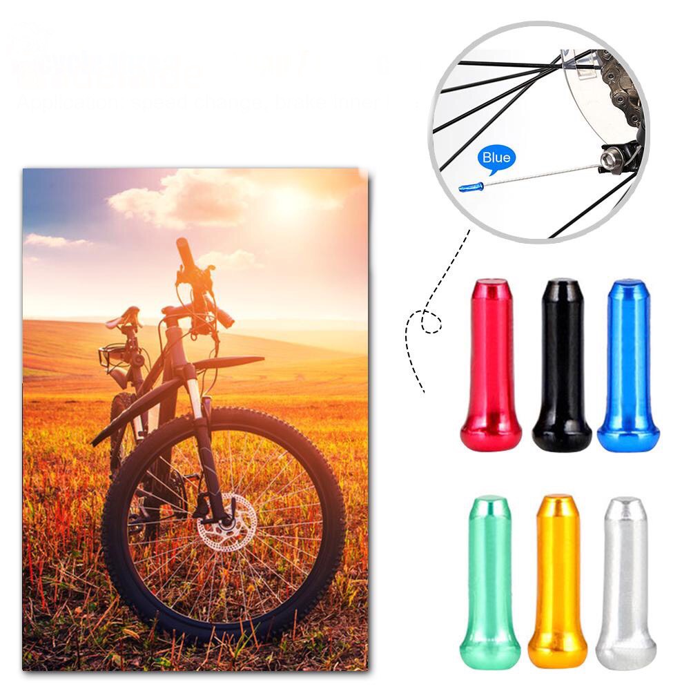 69bikeshop_ SET 10 ĐẦU BẤM CÁP DÂY DỀ DÂY THẮNG XE ĐẠP NHIỀU MÀU