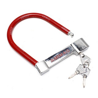 Khoá U chống trộm màu đỏ - Aminao LK606