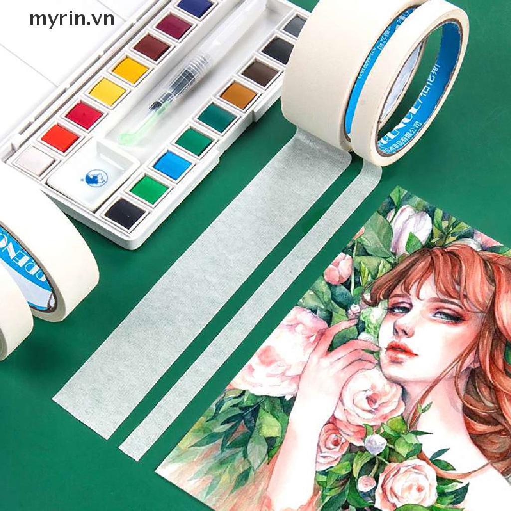 Cuộn Băng Keo Giấy Vẽ Tranh Màu Nước Nghệ Thuật