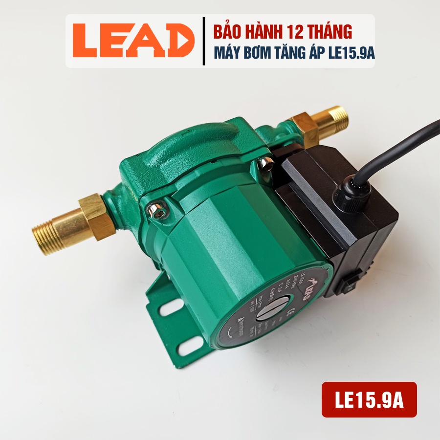 Máy bơm tăng áp tự động LEAD LE15.9A công suất 100W chuyên dùng cho máy giặt, nóng lạnh