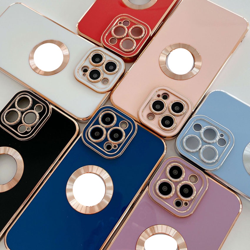 Ốp Lưng OGK cho Iphone Khoét táo - Vỏ Case Ip 11/11pro/11promax/12/12promax/13/13promax cao cấp hở logo sang trọng