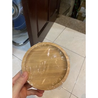 Khay gỗ hình tròn