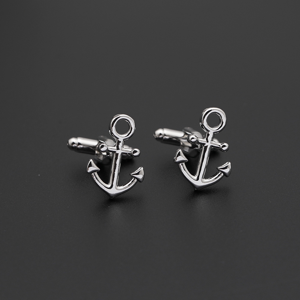 Cặp khuy măng sét EFAN thiết kế mỏ neo thời trang độc đáo dành cho nam