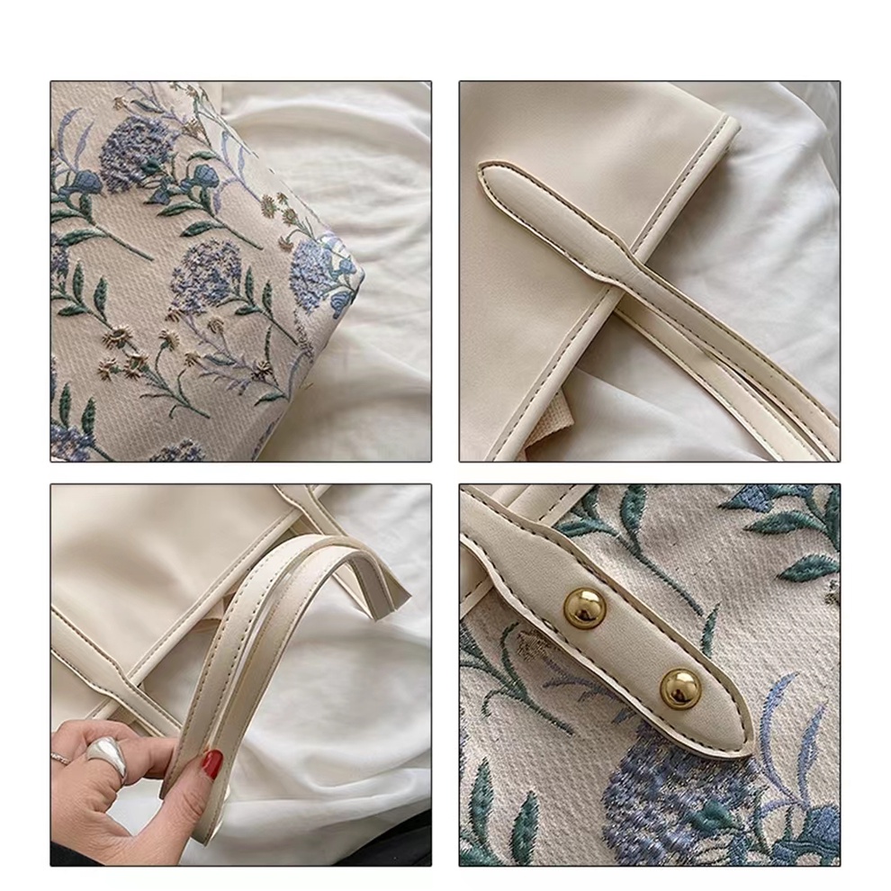 HAPPY HOMLIV Túi Tote Đeo Vai Thời Trang Mùa Hè Chất Lượng Cao Dành Cho Nữ