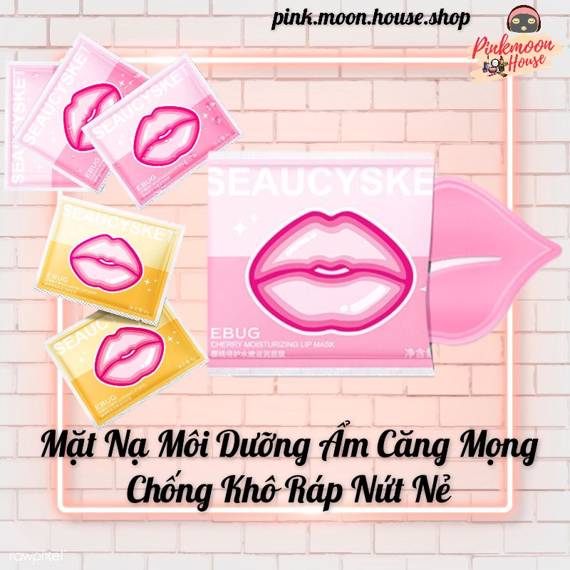 MẶT NẠ MÔI EBUG SEAUCYSKET DƯỠNG HỒNG MÔI NỨT NẺ