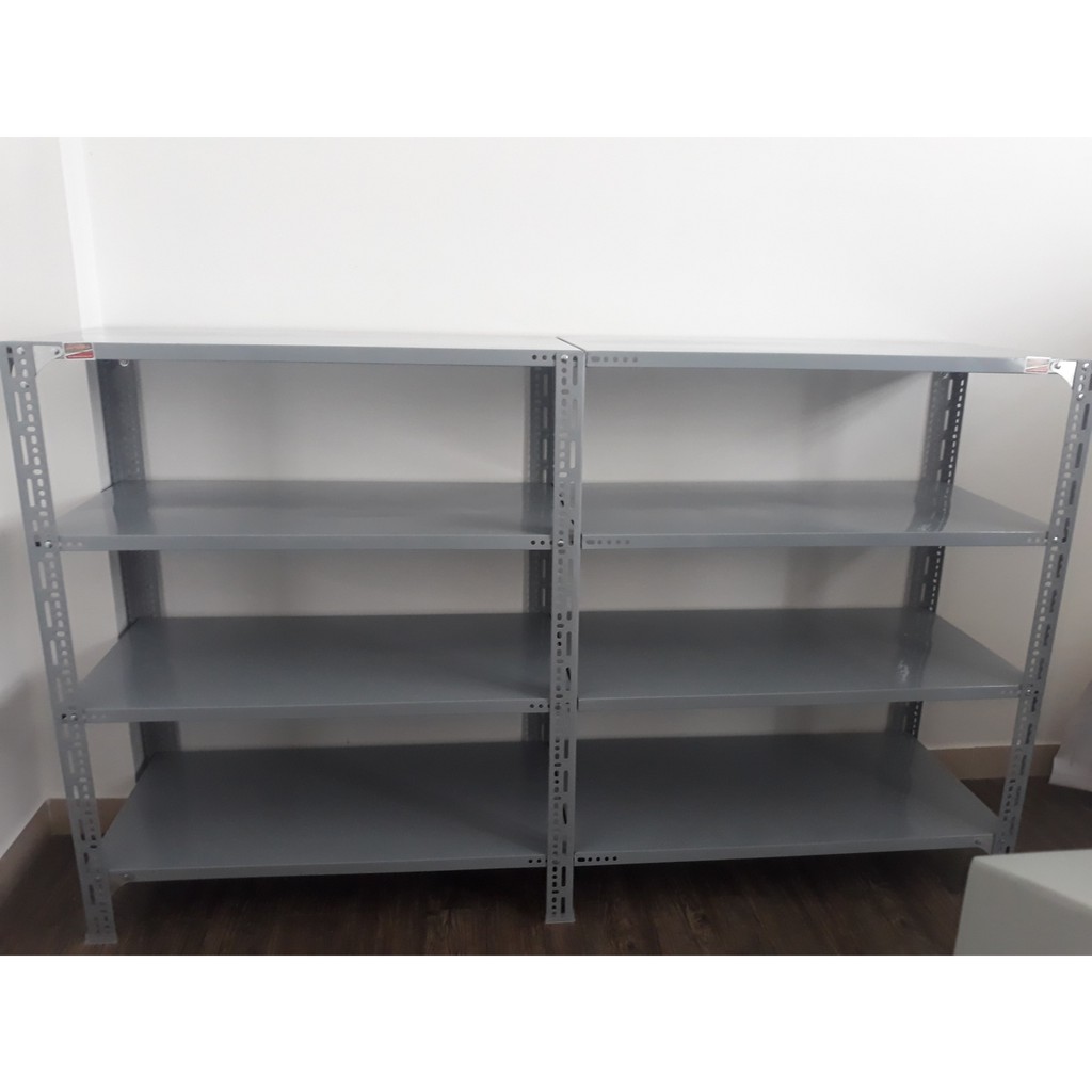 kệ sắt cao 1m5 rộng 300 dài 1m 4 tầng