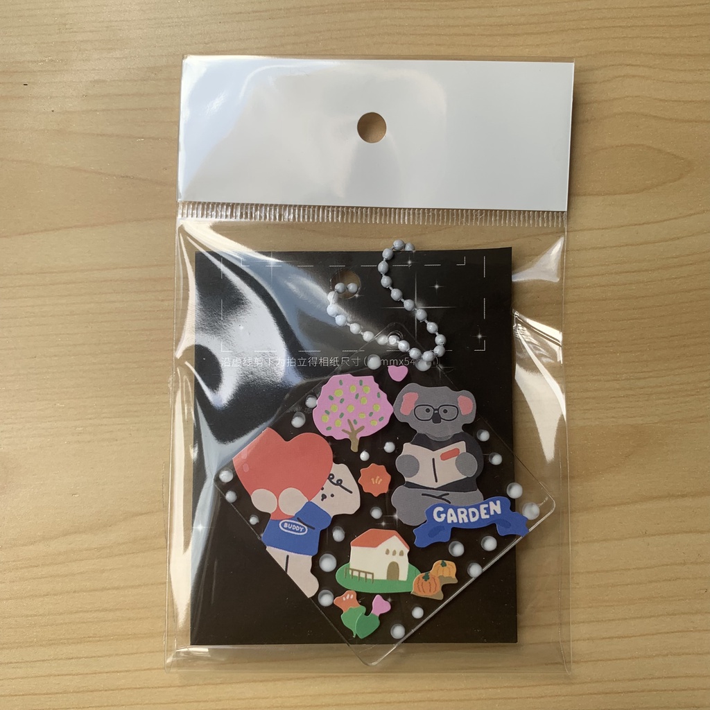 Móc khóa Sticker dễ thương DIY của Maiscornermade