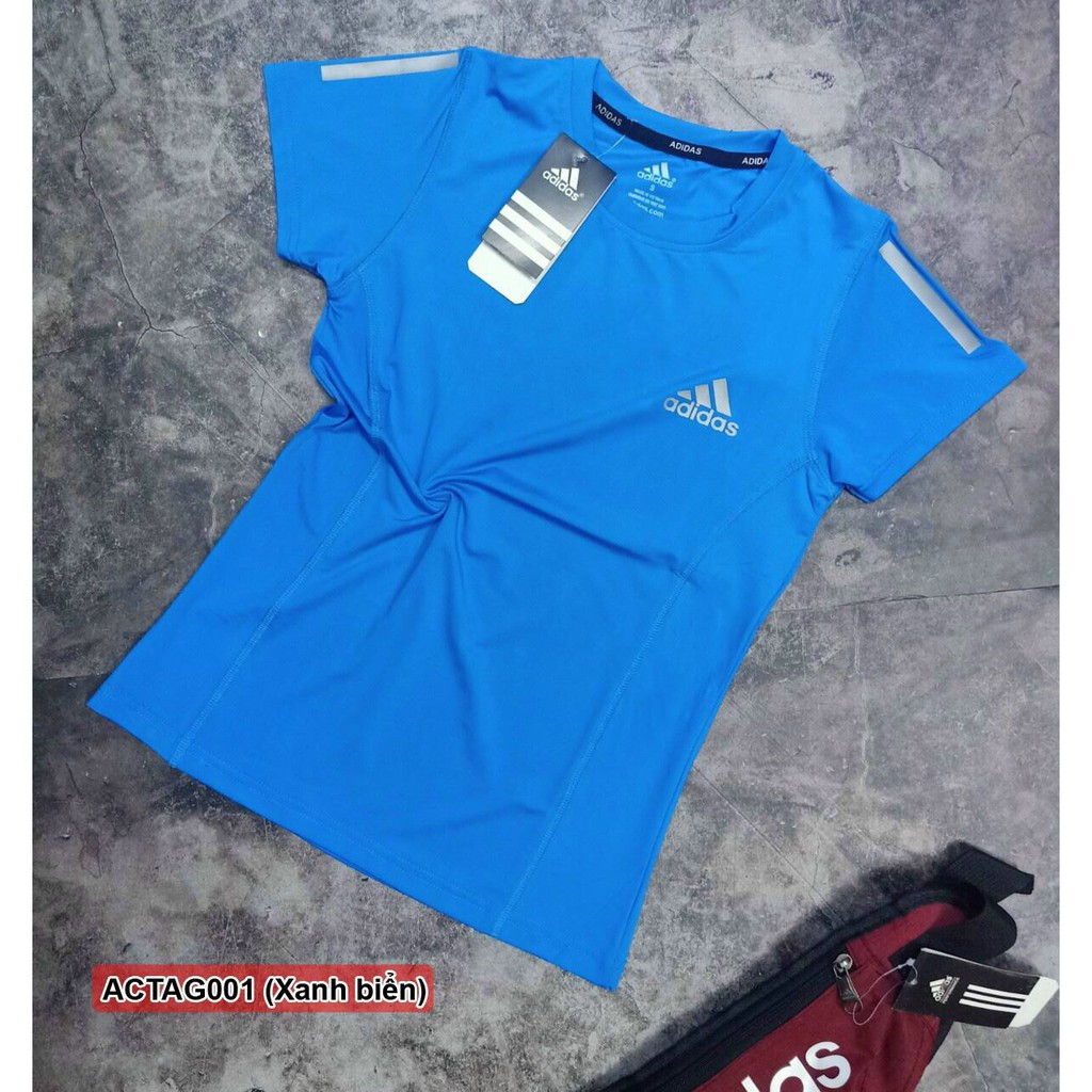 Freeship tất cả các sản phẩm từ 50k - Áo thun nữ tập gym, Áo thể thao nữ, vải Trơn thun lạnh cao cấp | BigBuy360 - bigbuy360.vn