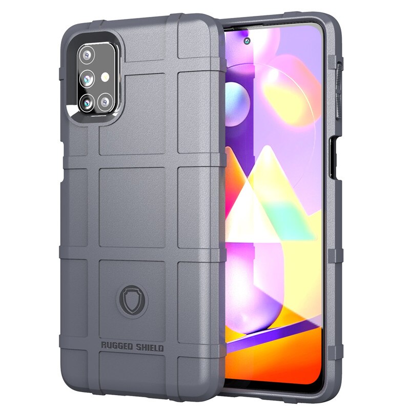 Ốp lưng da chống sốc sang trọng cho Samsung Galaxy M51