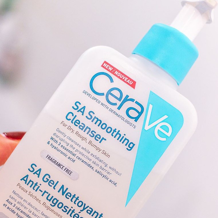 Cerave SA Smoothing Cleanser - Sữa Rửa Mặt Cho Da Rất Khổ Mẩn Đỏ 236ml | BigBuy360 - bigbuy360.vn