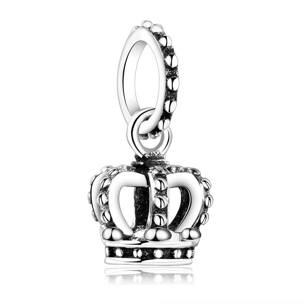 PANDORA Charms Vòng Tay Mạ Bạc 925 Hình Vương Miện