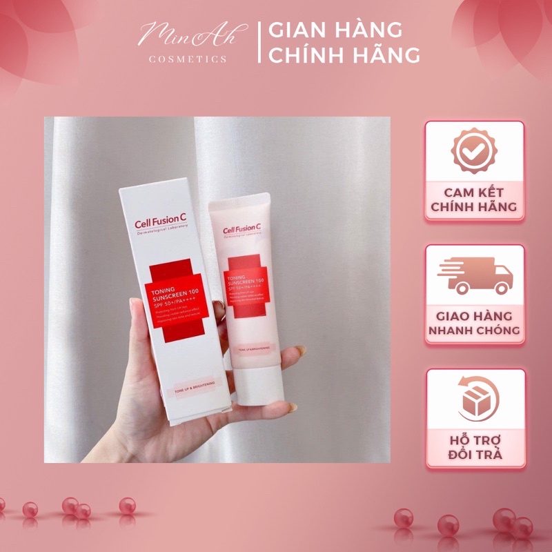 Kem Chống Nắng Cell Fusion C (HỒNG, ĐỎ)