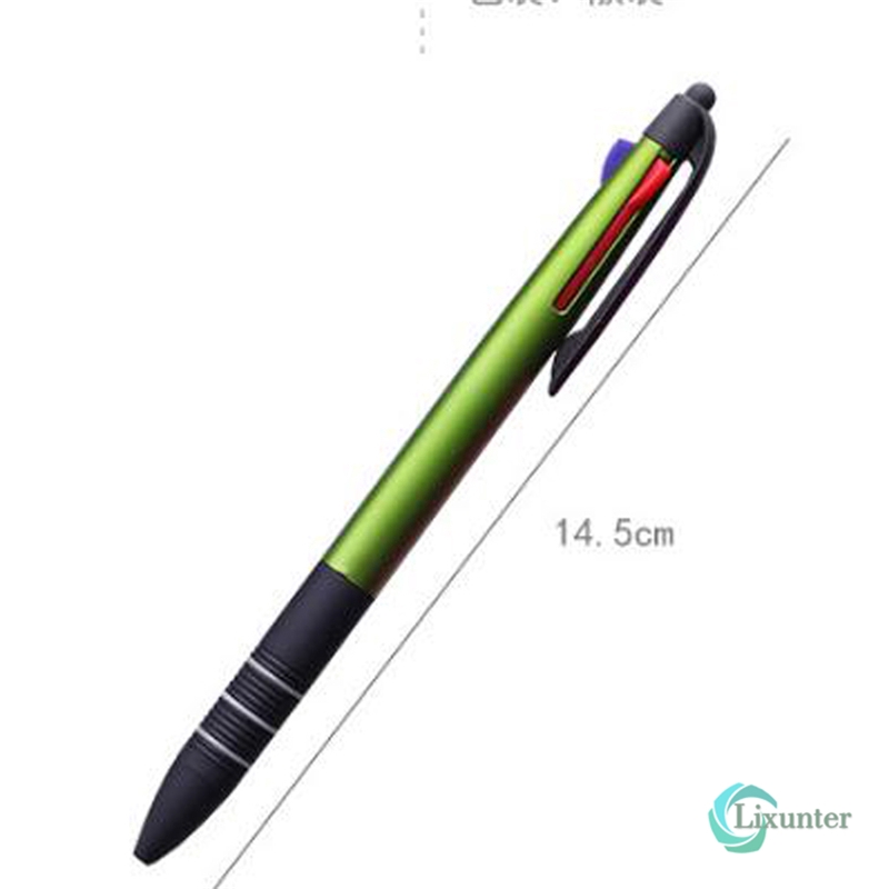 Bút bi 3 trong 1 ngòi bút 0.5mm nhiều màu cao cấp