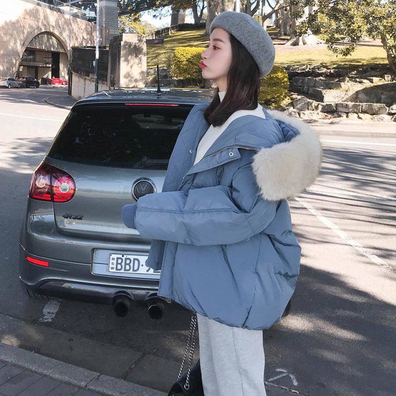 TẶNG THÊM 1 LÔNG ÁO🌼Áo Phao Nữ Mũ Lông Thân Ngắn Tay Gân hàng QUẢNG CHÂU mới 2021 | BigBuy360 - bigbuy360.vn