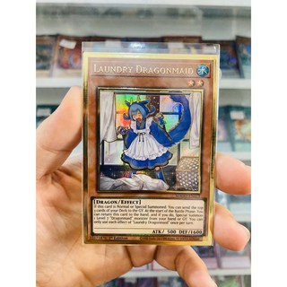 Thẻ Bài Lẻ YugiOh! Mã MAGO-EN021 - Laundry Dragonmaid - Premium Gold Rare - 1st Edition
